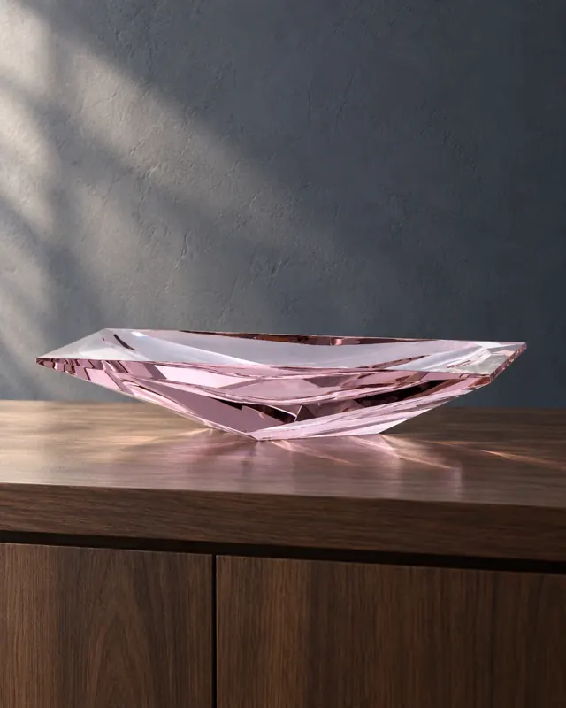 Rose wave bowl in an application setting