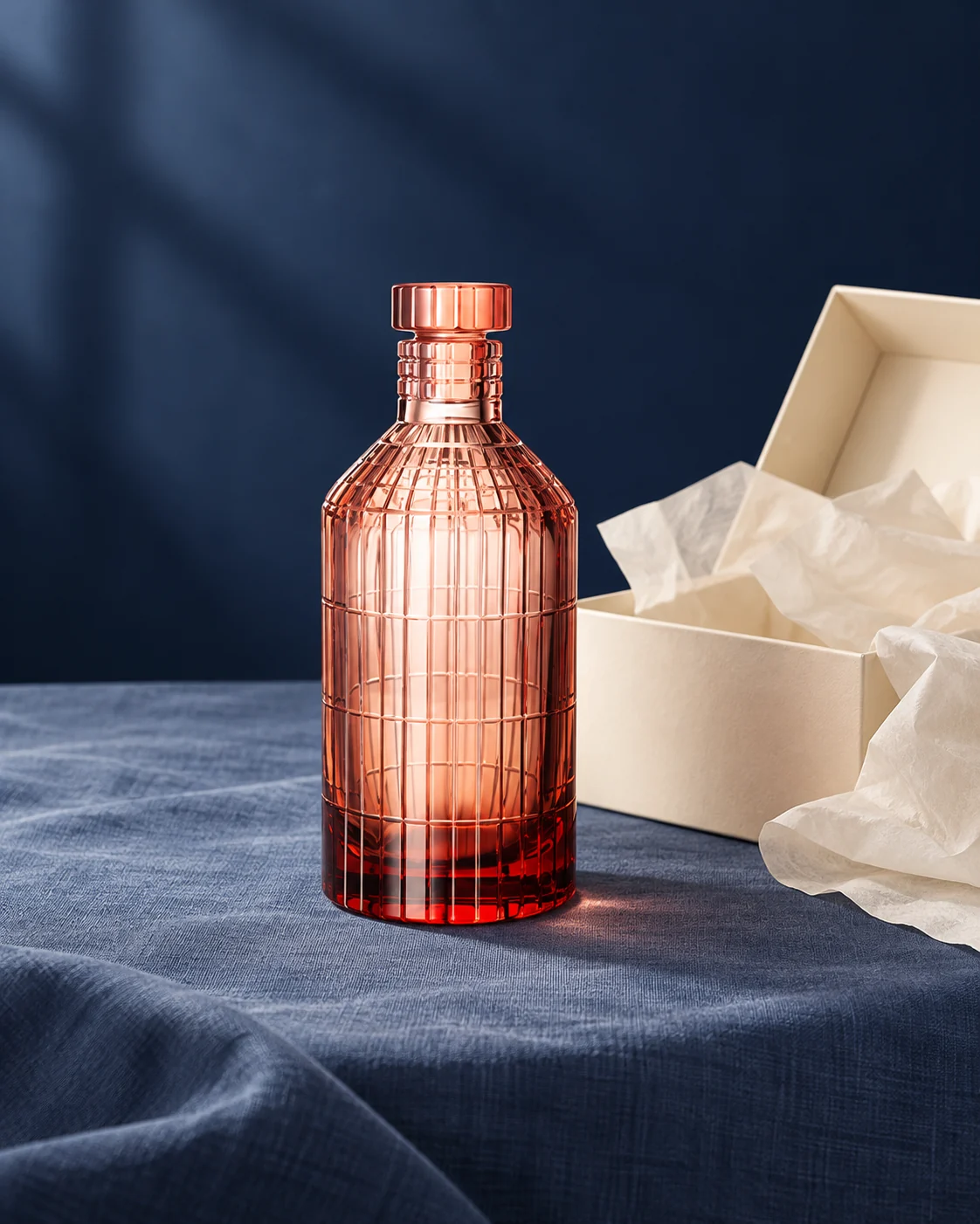 Rose spirit bottle in Gift presentation inspiration